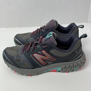 New Balance Womens 412 v3 Trail Running Athletic Shoes Sneakers Grey Multi 9.5